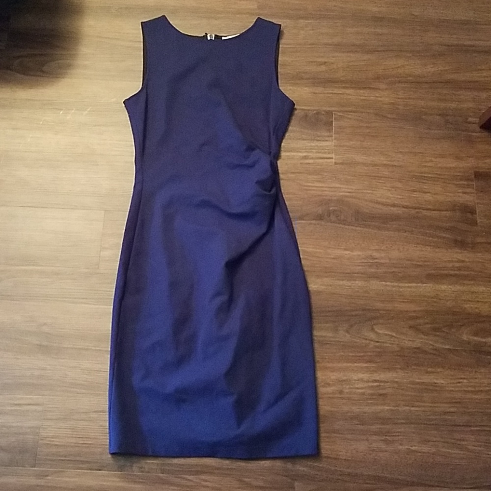 Navy blue back zip Kenneth Cole dress